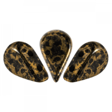 Les perles par Puca® Amos beads Jet bronze 23980/15496
